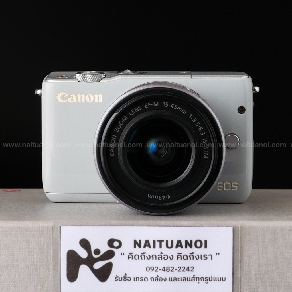 ( Used!! ) Canon EOS M10 Gray + Cannon EF-M 15-45 F3.5-6.3 IS STM Silver < Near Mint >