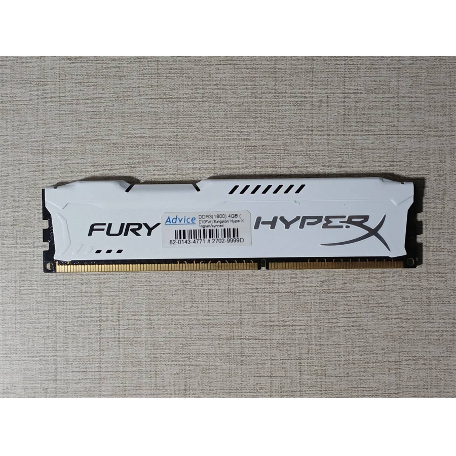 (มือสอง)RAM (แรม) KINGSTON HYPERX FURY DDR3 4GB/1600