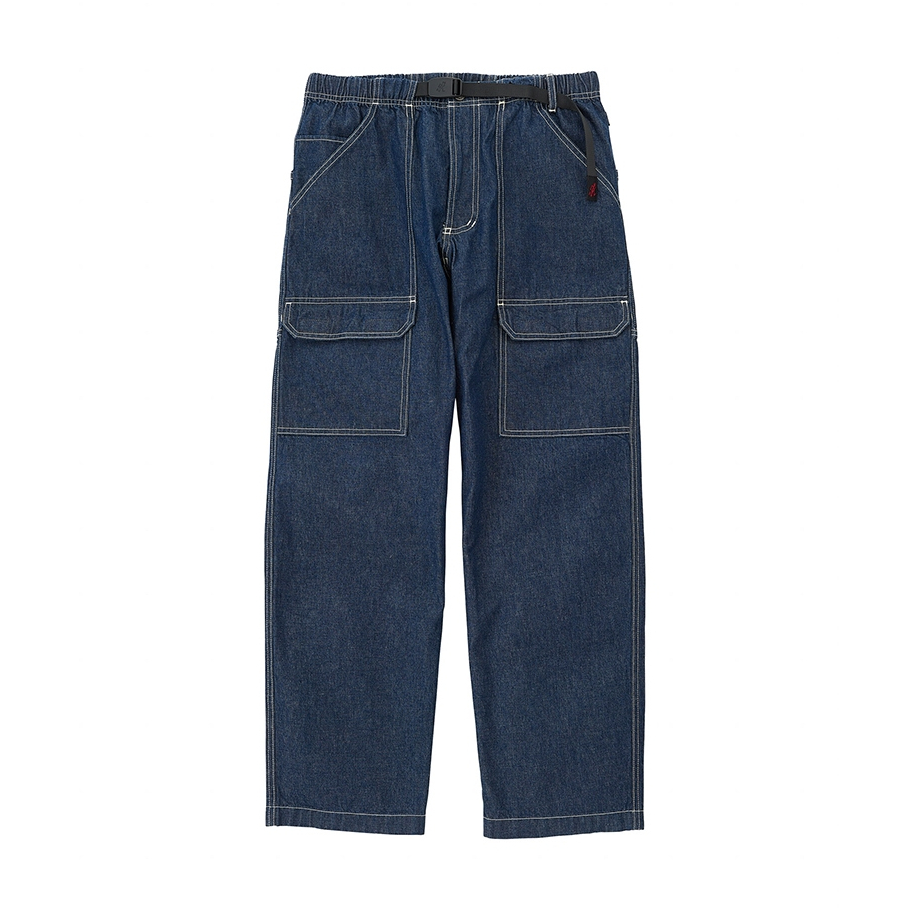Gramicci กางเกงขายาวผู้ชาย รุ่น MEN'S DENIM EQT PANT (LIGHT WASH)