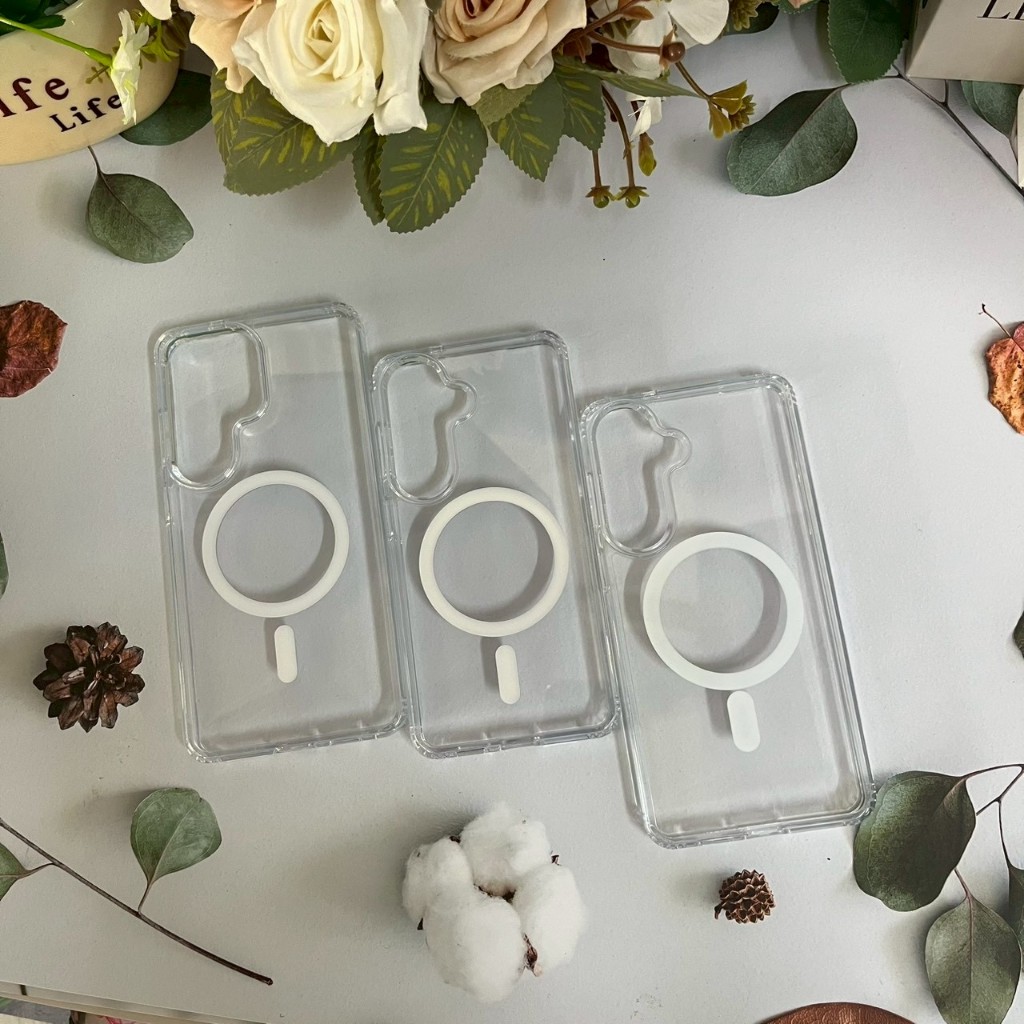 DECON DC08-MG SPACE Case Mag เคสใส ชาร์จแม่เหล็ก เคสใช้สำหรับ S26 Ultra / S26 Plus / S26 (พร้อมส่ง)