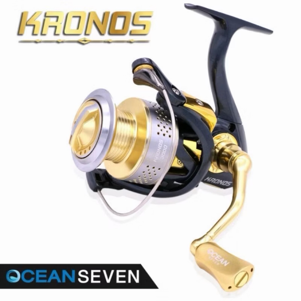 รอกสปินนิ่ง KRONOS (Ocean Seven) มีให้เลือก 2 เบอร์: #1000 และ #1500 (พร้อมส่ง)