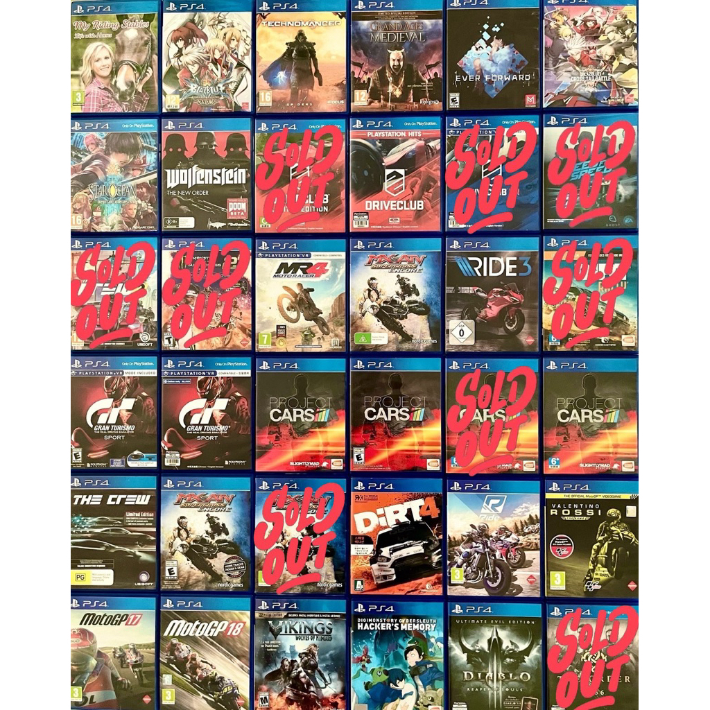 แผ่นเกม Ps4 มือสอง (4)