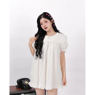 Marchroom.bkk - Linen mini dress พร้อมส่ง