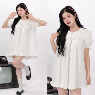 Marchroom.bkk - Linen mini dress พร้อมส่ง