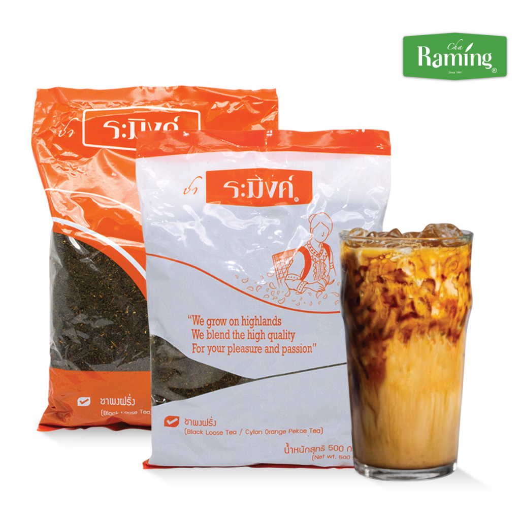 ชาผงฝรั่ง ชาดำ ชนิดผงบดหยาบ ตราชาระมิงค์ Black Loose Tea