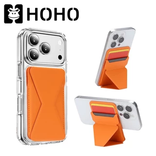 KZ ขาตั้งโทรศัพท์มือถือ แบบแม่เหล็ก พับได้ ใช้สำหรับ Phone Magnetic Card Holder Wallet ซองใส่บัตรหนัง กระเป๋าสตางค์หนัง