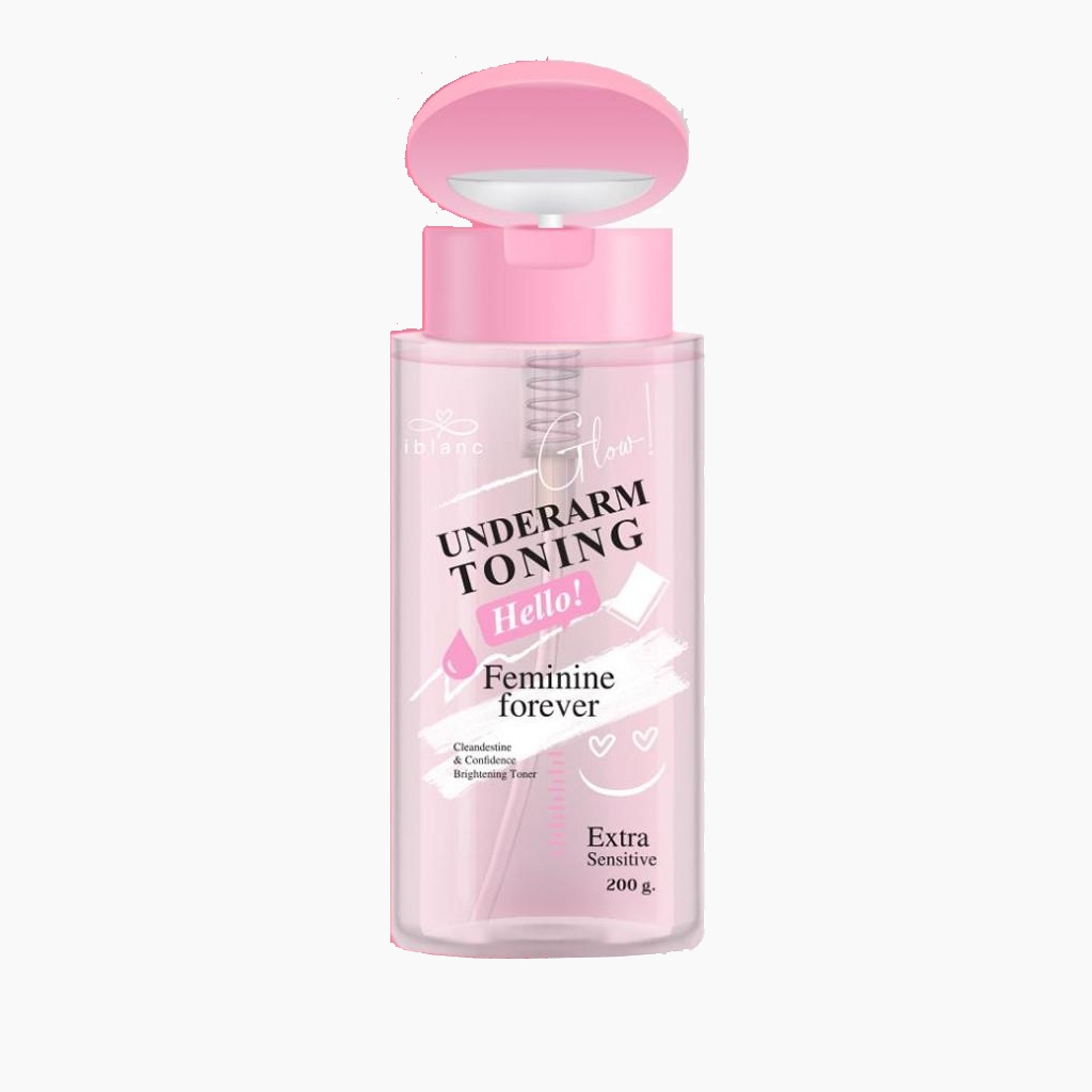 โทนเนอร์เช็ดรักแร้ ขาหนีบ คอดำ ข้อศอกดดำ : Iblanc Underarm Toning ขนาด 200 ml.