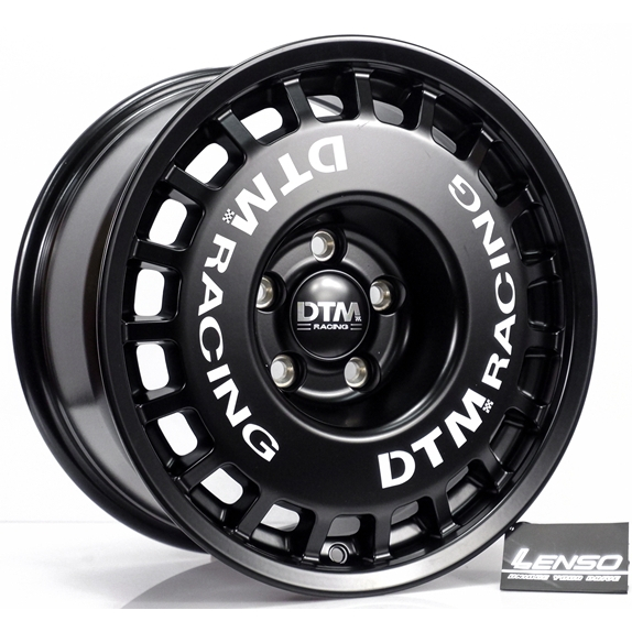 ล้อแม็ก Lenso DTM 5รู114.3 ET20 ดำด้าน กว้าง8 ขอบ16นิ้ว(ราคา 4วง)