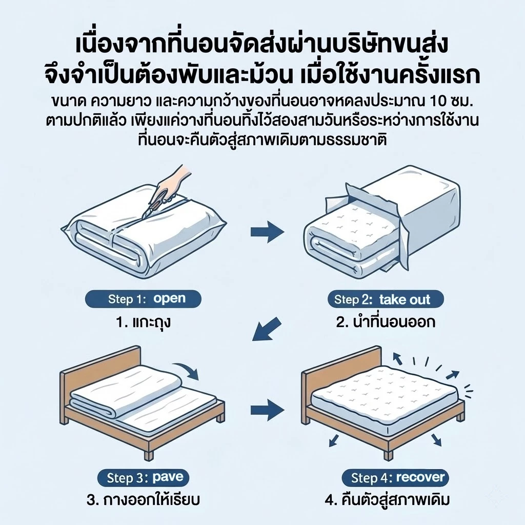 ทอปเปอร์ขนห่านเทียม หนาพิเศษ 2/3/3.5/5/6 ฟุต thumbnail 10
