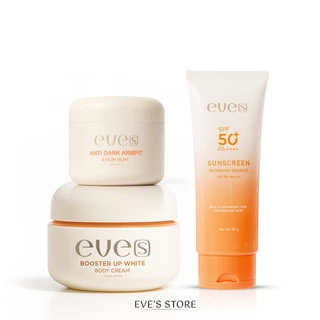 [ส่งด่วน] EVES อีฟส์ บำรุงผิวกาย บูสเตอร์ส้ม ครีมทารักแร้ แอนตี้ดาร์ก โลชั่นกันแดด ผิวกายกระจ่าง วงแขนเรียบเนียน กันแดด