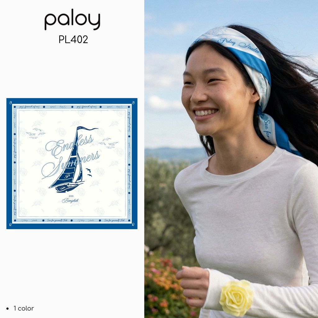 Paloy - PL402 Sailing Endless Summer Scarf ผ้าโพกหัว (Endless Summer)