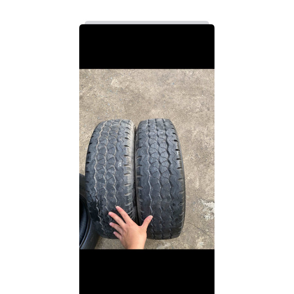 ยางมือสอง 215/70/15 Bridgestone R623 ปี18 ราคาต่อเส้น