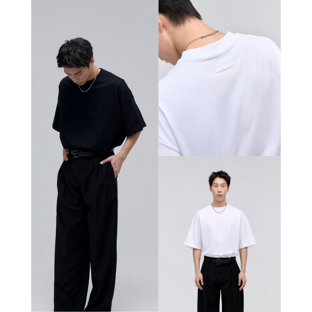 THEONCEPROJECT — เสื้อทรงโอเวอร์ไซซ์ ผ้า Cotton Comb 20 พร้อม Braille Tag ดีไซน์เฉพาะ