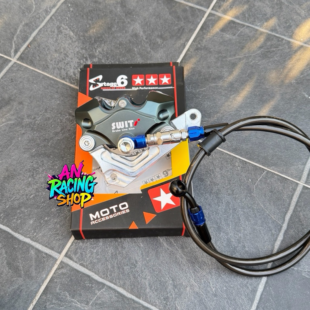 ปั้มด้วงSWITแท้ 100%  สายเบรค สเตจ6+หัวโจเอเลี่ยน+วาวปลดเลส+ขาจับปั้ม🔥แถมฟรี น็อตเลสยึดปั้ม 2 ปั้ม🔥