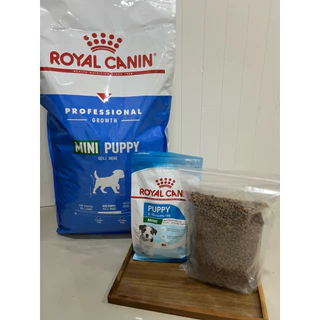 (PUPPY)Royal Canin Mini Puppy อาหารเม็ดลูกสุนัขพันธุ์เล็ก.. แบบแบ่งขาย 1 กิโลกรัม..