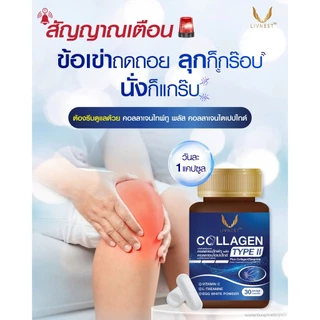 [แพ็ค4กระปุก]Donutt Brand คอลลาเจน Type II + Collagen Dipeptide บำรุงข้อ กระดูกอ่อน ผิวสุขภาพดี แคปซูลทานง่าย(30 แคปซูล)