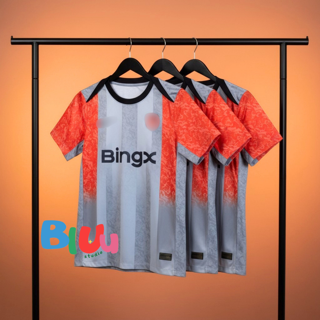 (พร้อมส่ง) เสื้อฟุตบอล lชaซี ชุดซ้อม สีเทาส้ม ปี 2025-26 (3A) เกรดแฟนบอล สามารถเพิ่มเบอร์ชื่อได้