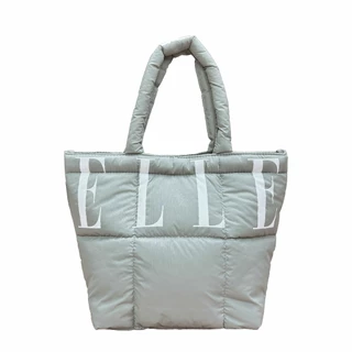 ELLE กระเป๋าผ้า Puffy Bag Marshmallow ใบเล็ก สกรีน ELLE 8 สี รุ่น H8H012