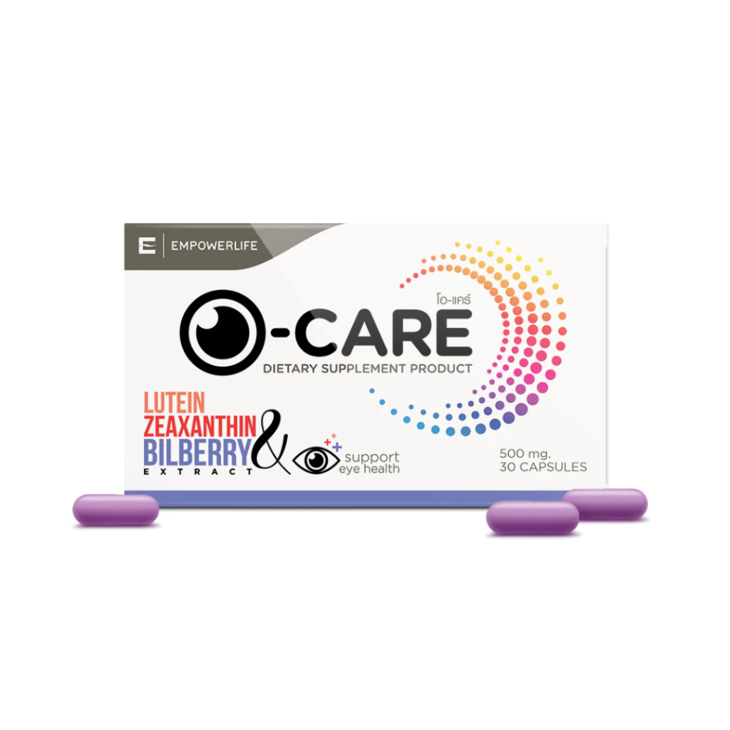 O-CARE วิตามินบำรุงสายตา ลูทีน ซีแซนทีน บิลเบอร์รี่ ลดตาล้า ตาแห้ง กรองแสงสีฟ้า ผลิตภัณฑ์เสริมอาหาร 30 แคปซูล thumbnail 3