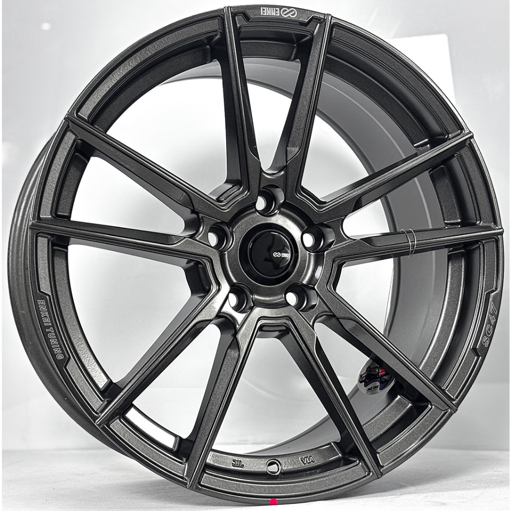 ล้อแม็กซ์ Enkei Sc47 ขอบ18นิ้ว 5รู114 สีกันเมทาลิก กว้าง8.5นิ้ว Offset40 [19367]