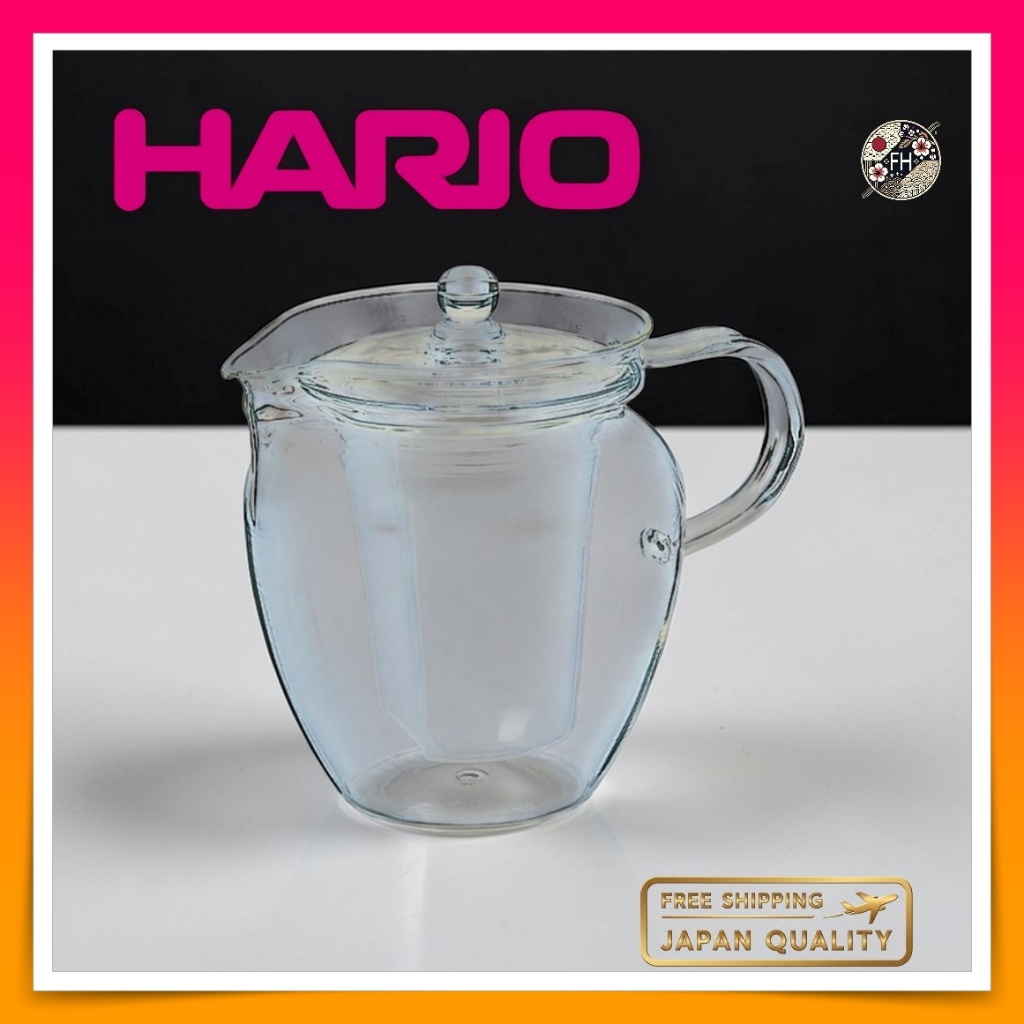 HARIO Tea Teapot ChaCha Natsume 700ml Glass Kyusu Heatproof Made in Japan Direct