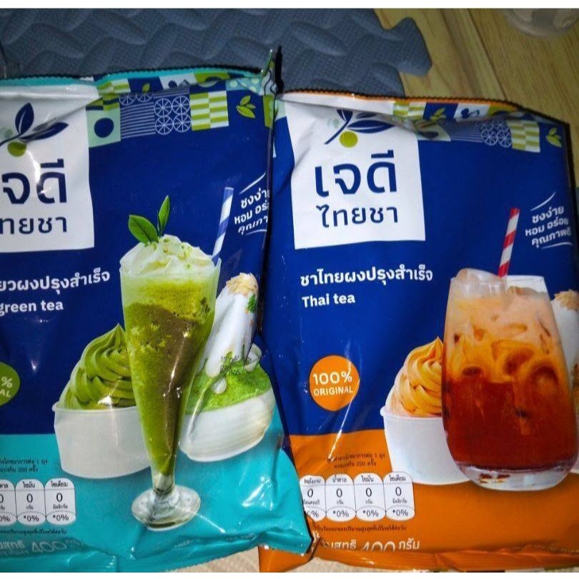 เจดี ชาไทย ชาเขียว ขนาด 400กรัม