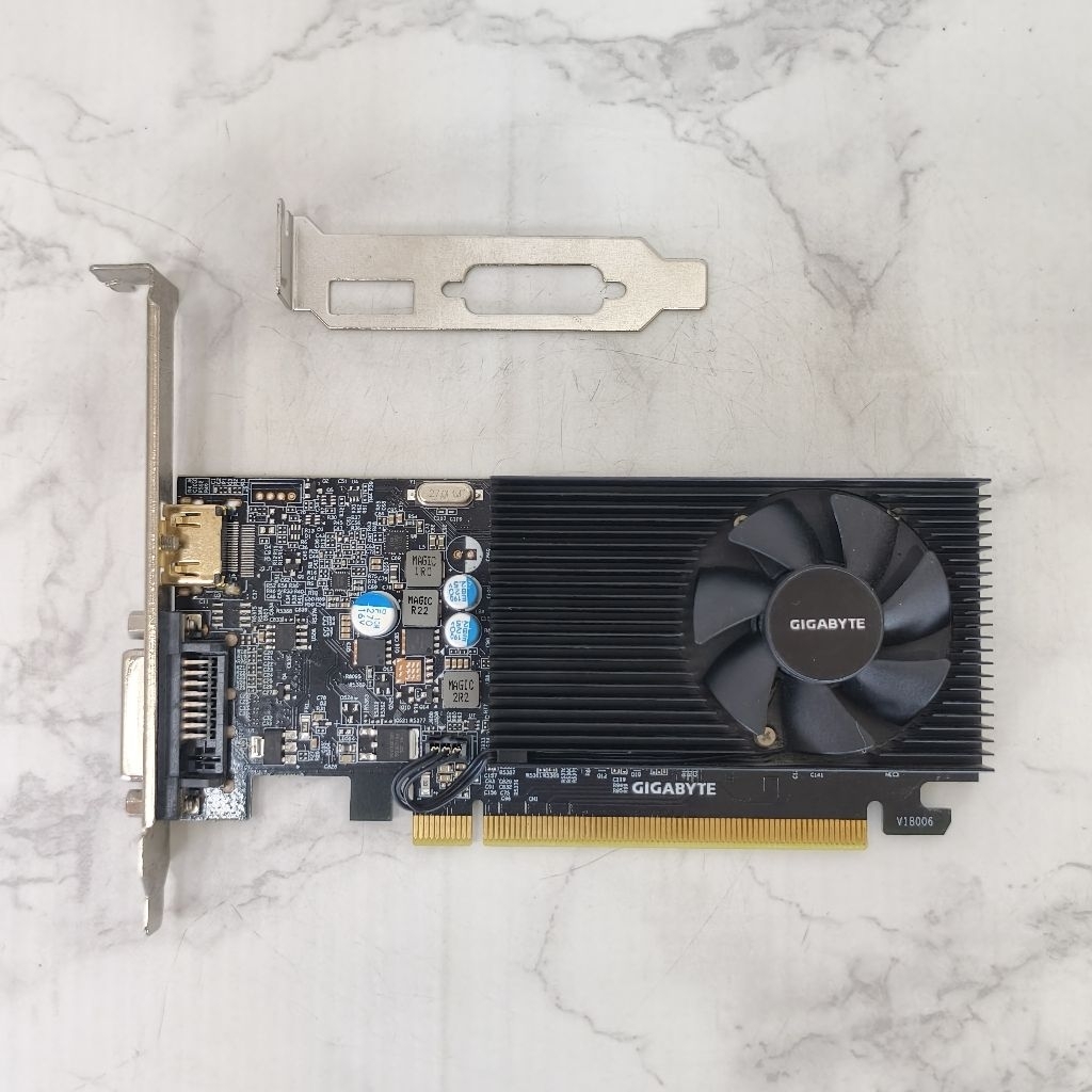 Gigabyte GT 1030 2GB DDR4 Low Profile มือสอง มีขาสั้น