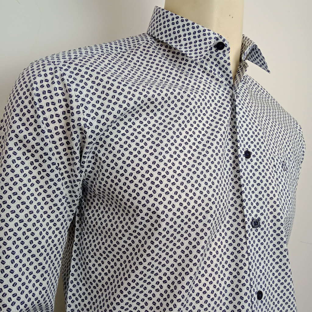 Alain Delon Shirt เสื้อเชิ้ตแขนยาว ทรง BASIC แขนยาว รุ่น ALP387-0