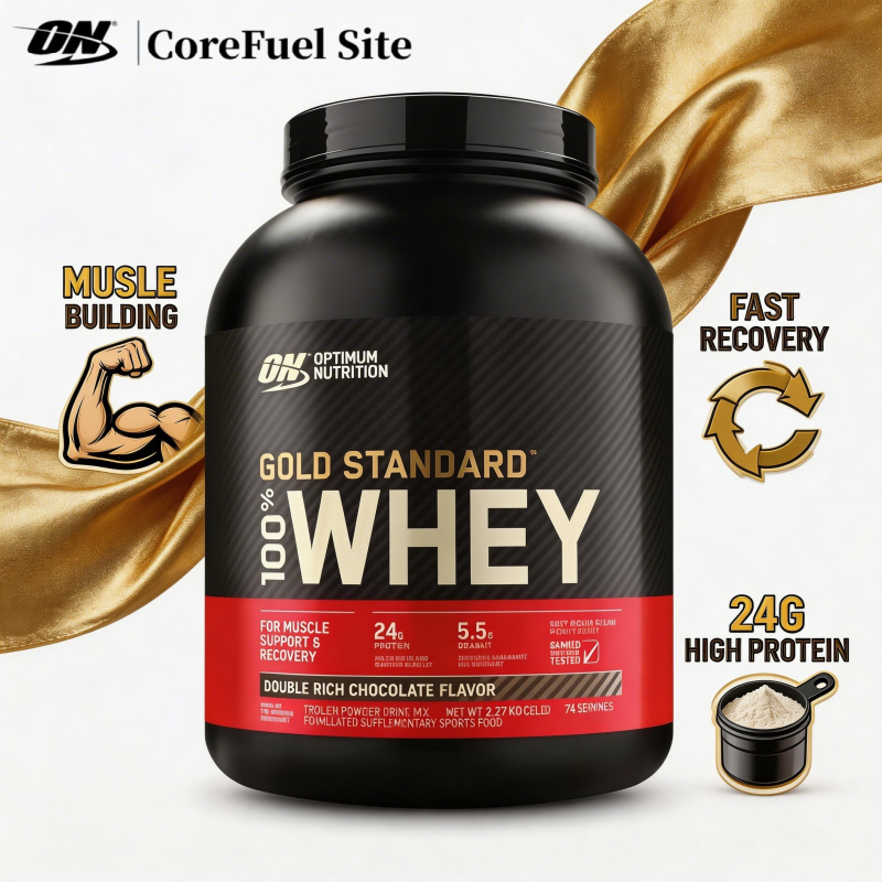 ON เวย์โปรตีน โกลด์สตาร์ด Optimum​ Nutrition​ ​Whey​ gold​ Standard100% (5lbs)สร้างกล้าม • ฟื้นฟูไว