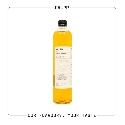 DRiPP Flavour - Peach 760ml น้ำเชื่อมกลิ่นพีช (ตรา ดริพ) / Peach Flavor Syrup (DRiPP Brand) (BBF 18/12/2026)