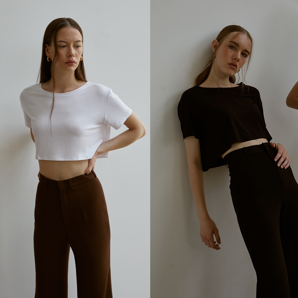 maison KEEPS | Soft Cropped Tee | เสื้อยืดครอปผ้านุ่ม