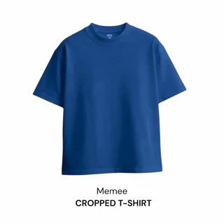 MeMee | เสื้อยืดครอป คอฟิต ผ้าCotton Comp เนื้อผ้าพรีเมี่ยม คุณภาพดี ผ้าหนานิ่ม “ CROPPED T-SHIRTรุ่นใหม่ ”