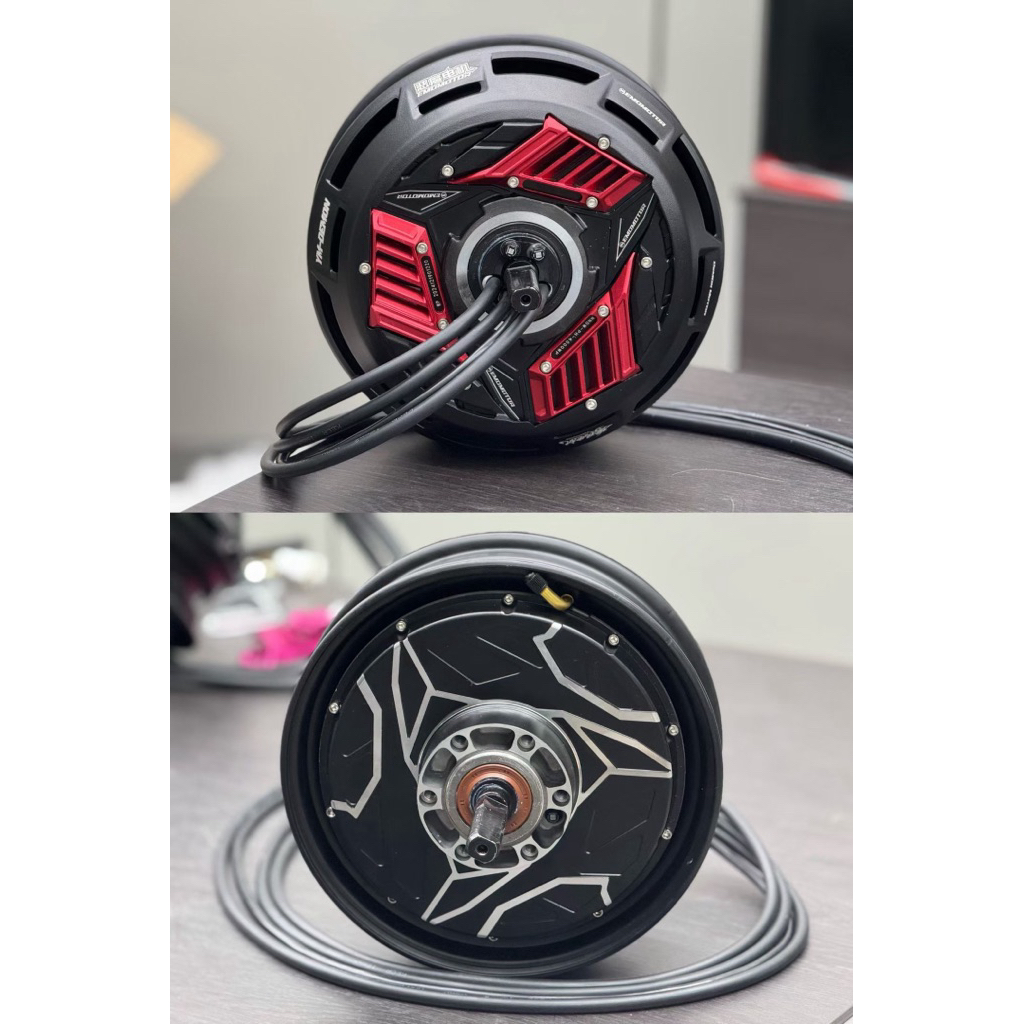 มอเตอร์รถไฟฟ้า 12 นิ้ว YM MOTOR รุ่น EMO 恶魔😈  3500WP-9500WP พร้อมส่งในไทย