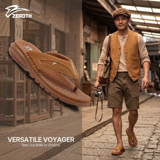 ZEROTH VERSATILE VOYAGER ZT1 รองเท้าแตะคีบผู้ชาย ใส่ทำงานประจำวัน นวดเท้าทุกก้าว รองรับอุ้งเท้า ไม่เป็นแผลเท้า กันลื่น