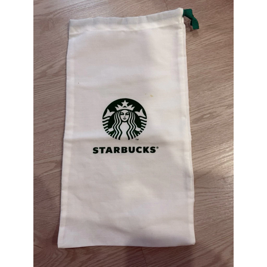 พร้อมส่ง!! ของแท้ 100% Starbuck ถุงผ้าสีขาว ลายสตาร์บัส thumbnail 3