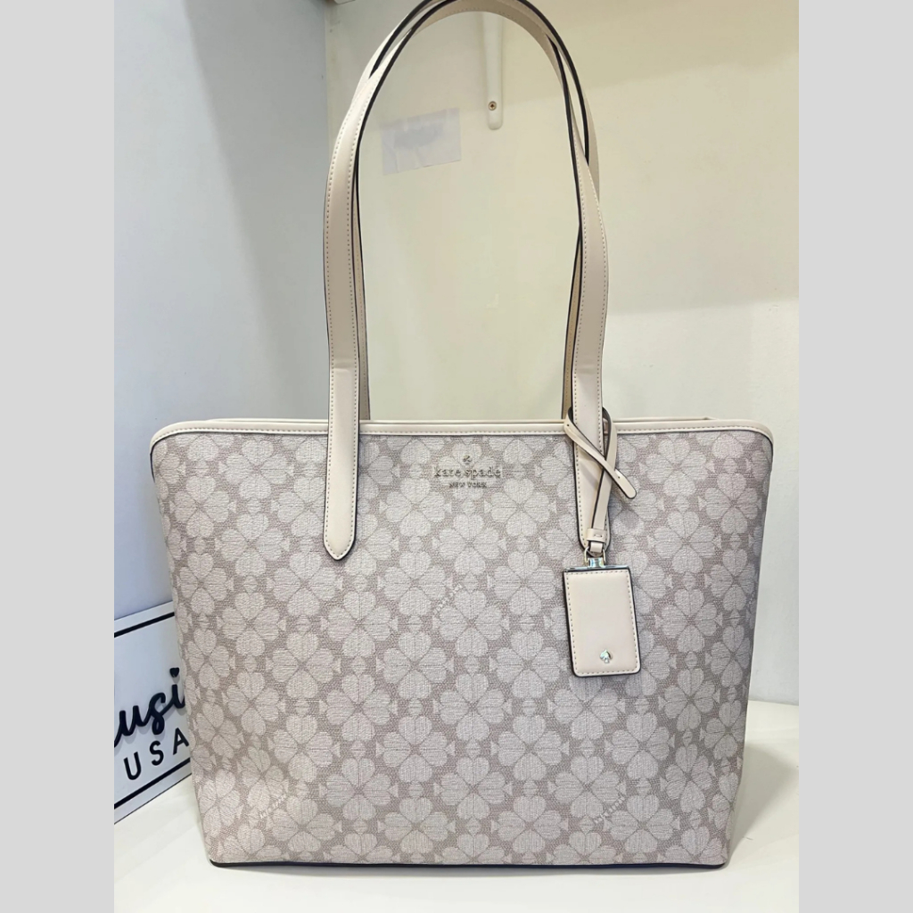 KATE SPADE กระเป๋าสะพายไหล่ รุ่น Signature Spade Flower Tote มีสีให้เลือก