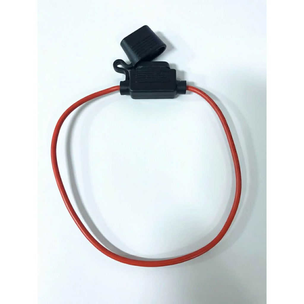 Car Fuse Holder With Wire กระบอกฟิวส์ กันน้ำ สาย 18AWG Medium/Standard Fuse 10A