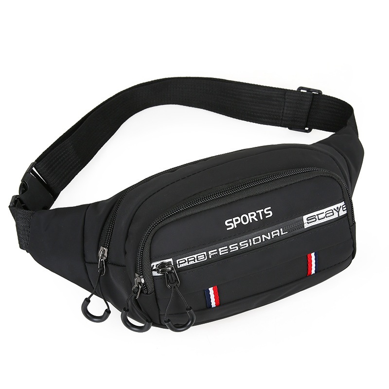 🔥อัปเกรดวัสดุ🔥 กระเป๋าคาดเอวและอก ผ้าไนลอนกันน้ำ ใส่โทรศัพท์มือถือ Sports bag