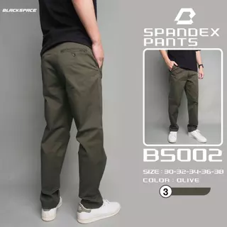 ⚡GW⚡BS002 กางเกงขายาว ผู้ชาย ผ้ายืด สีพื้น ยาว 39.5-41 นิ้ว ไซส์ 30-38