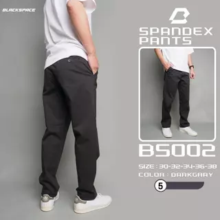 ⚡GW⚡BS002 กางเกงขายาว ผู้ชาย ผ้ายืด สีพื้น ยาว 39.5-41 นิ้ว ไซส์ 30-38