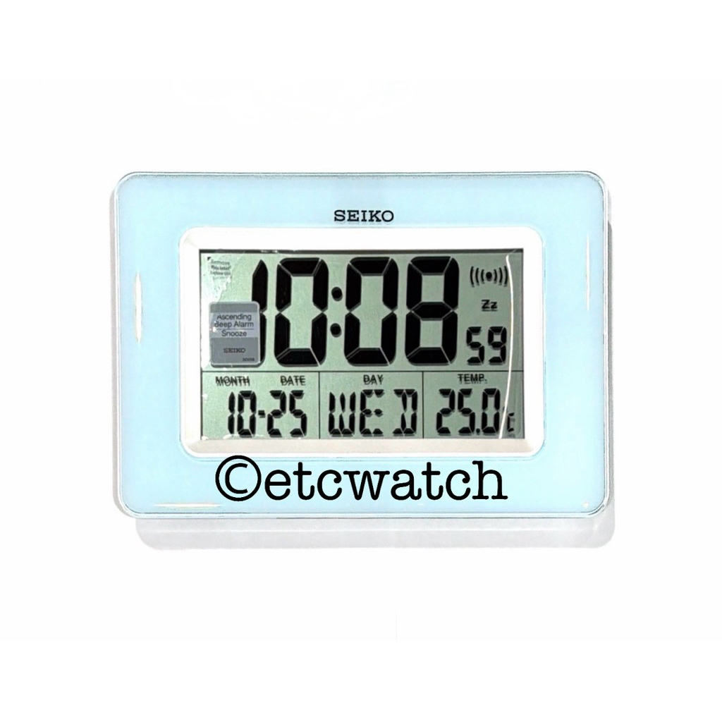 Seiko Digital นาฬิกาดิจิตอล ตั้งโต๊ะหรือแขวนผนัง Seiko QHL058W