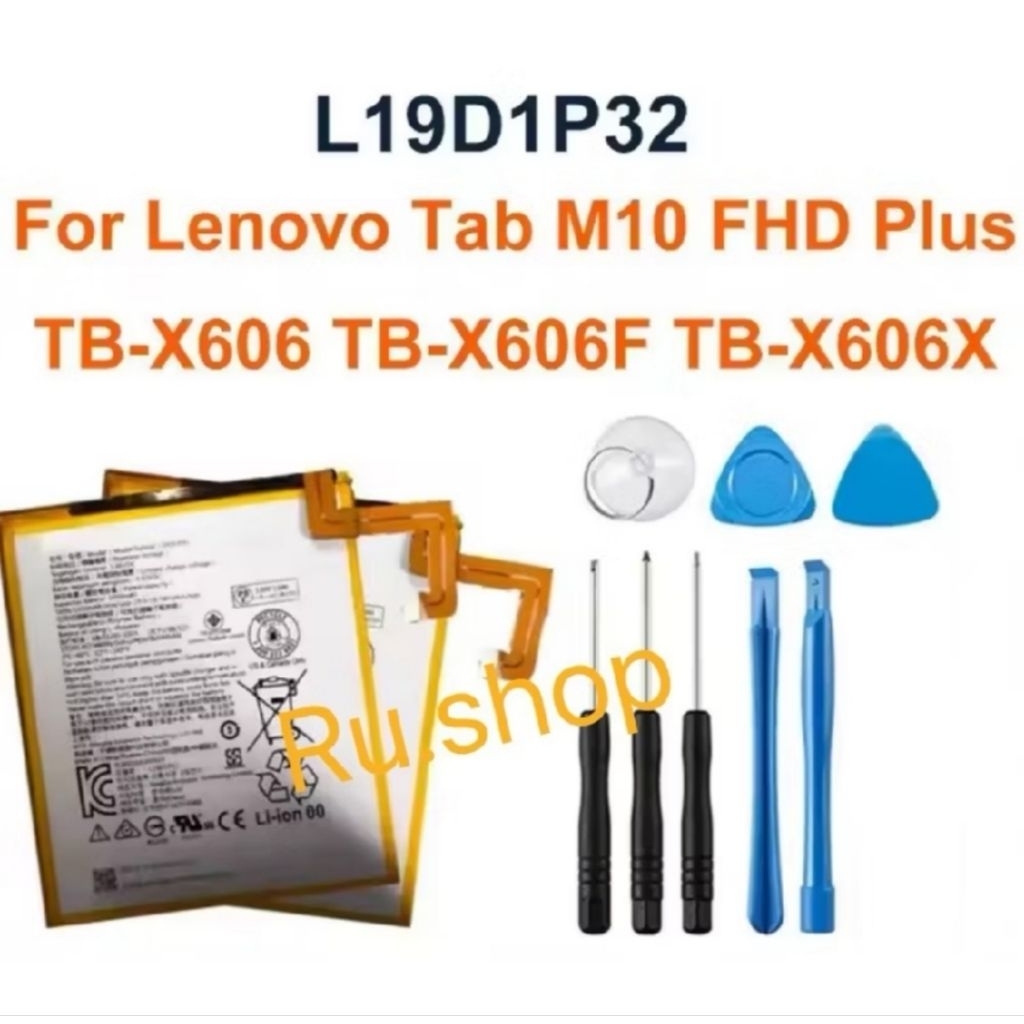ใหม่ Orignal คุณภาพสูง 5100mAh L19D1P32 แบตเตอรี่สําหรับ Lenovo TAB M10 FHD PLUS TB-X606 TB-X606F TB