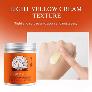 ครีมทามือ ครีมบำรุงมือแห้ง 80gน้ำมันม้า hand cream คนีมบำรุงมือ
