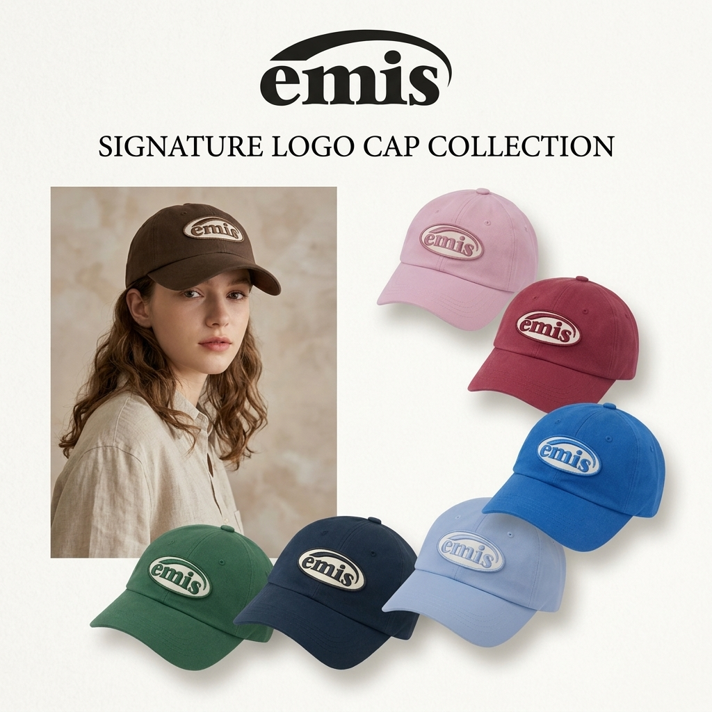 🔥【รับประกันสินค้าแท้】หมวกเบสบอล EMIS | ออกแบบป้ายฉลากลายเข็มขัด | แบบใส่ทุกเพศ | ส่งฟรี | ส่งเร็ว | รับเงินคืนได้