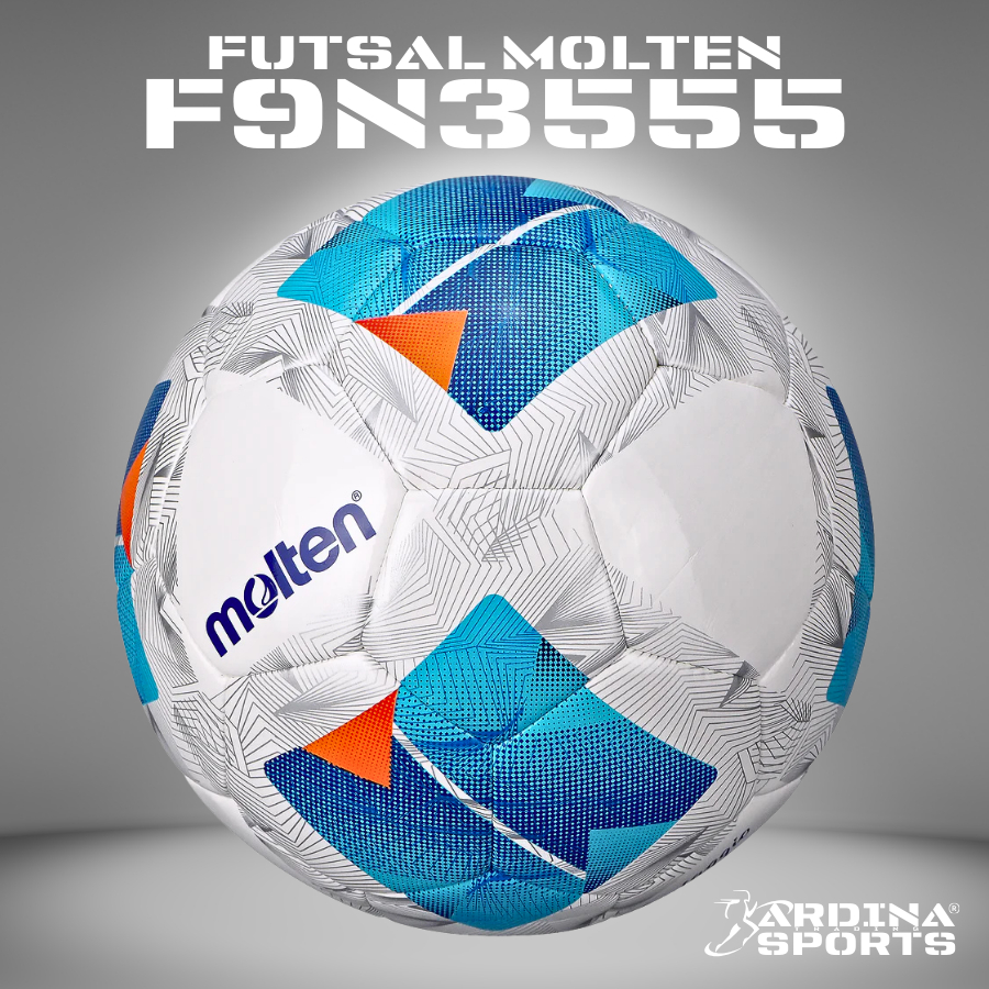 (ของแท้ 100%) MOLTEN ลูกฟุตซอล รุ่น F9N3555 (ขนาดมาตรฐาน)