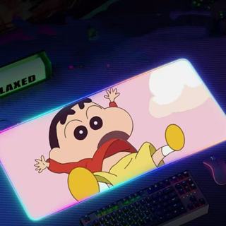 แผ่นรองเมาส์มีไฟ GMS-wt-5 Gaming Mouse Pad RGB 7colors (300×…