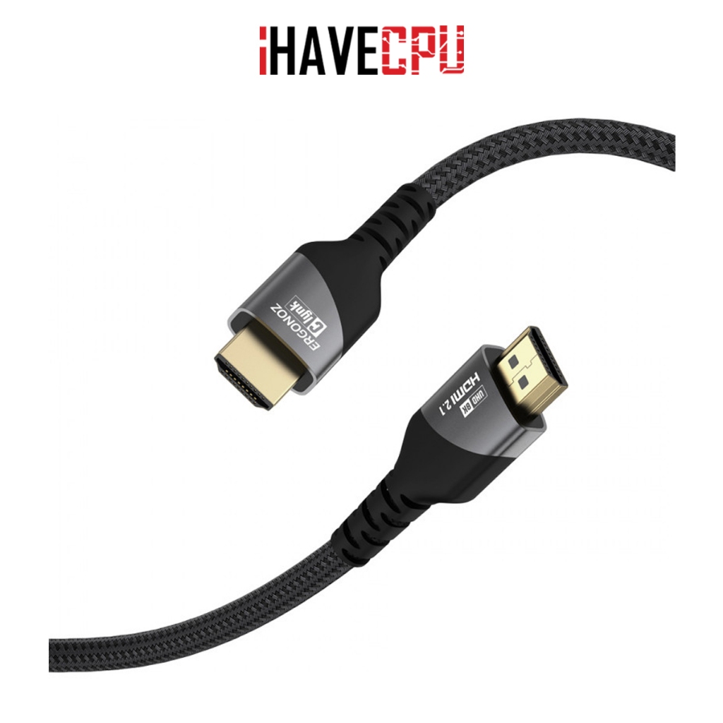 สายจอมอนิเตอร์ (cable) iHAVECPU ERGONOZ CLYNK HDMI TO HDMI 2.1 (EGN-CLYNK-HDMI2.1-HD2HD-2M)