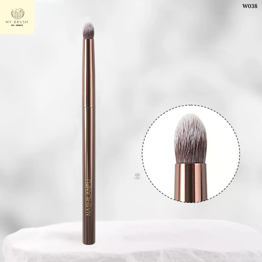 Makeupbrush แปรงไฮไลท์ Highlight Brush นุ่ม พร้อมส่งจากไทย รุ่น NASHILANFU W050 แท้