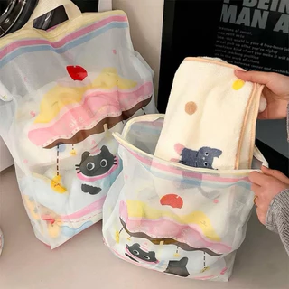 🐶 ถุงซักผ้า ถุงตาข่ายซักผ้า ถุงถนอมผ้า ชุดชั้นใน สำหรับซักในเครื่องซักผ้า มีซิป มีหลายขนาดให้เลือก