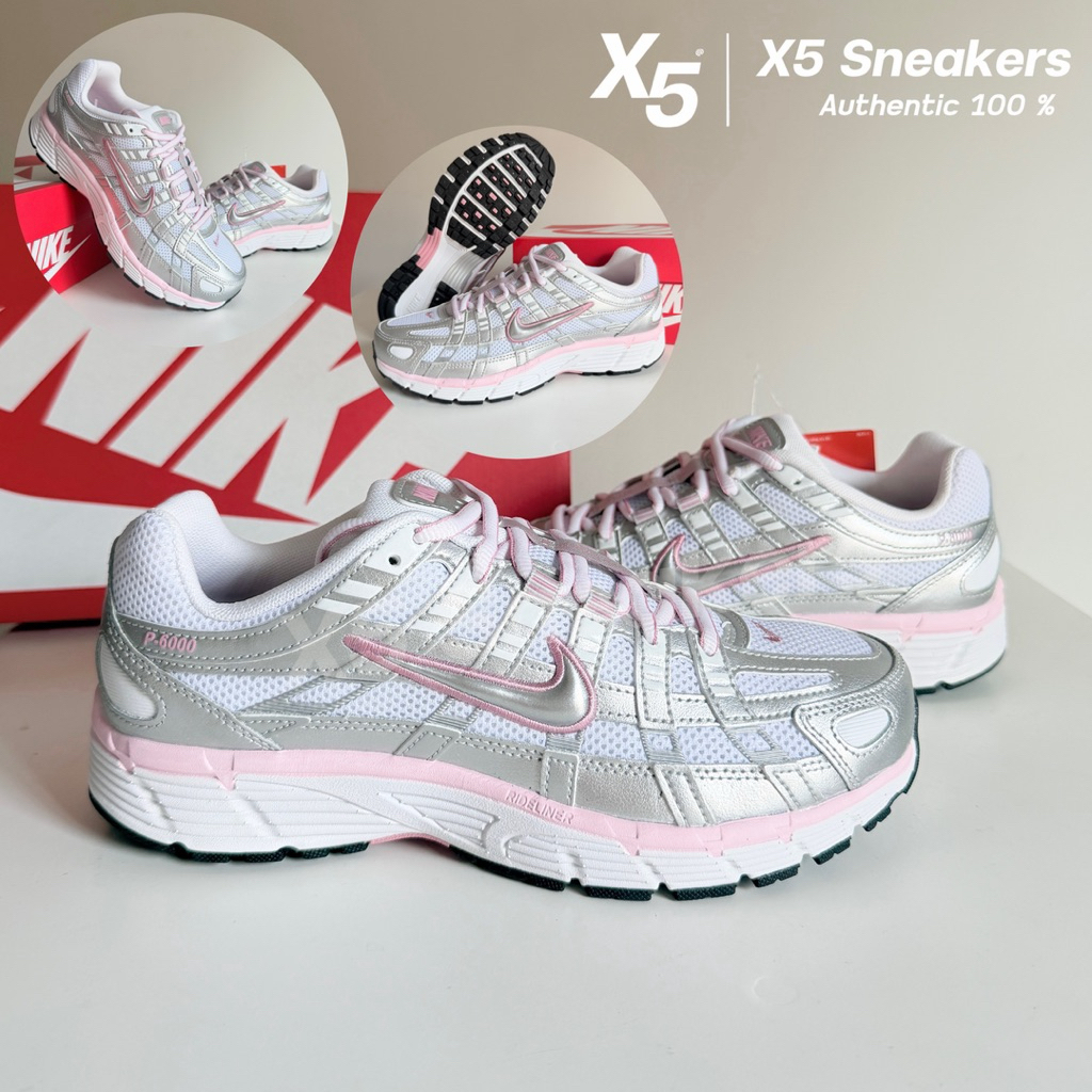 Nike ของแท้ 100% P6000 สีชมพูอ่อน